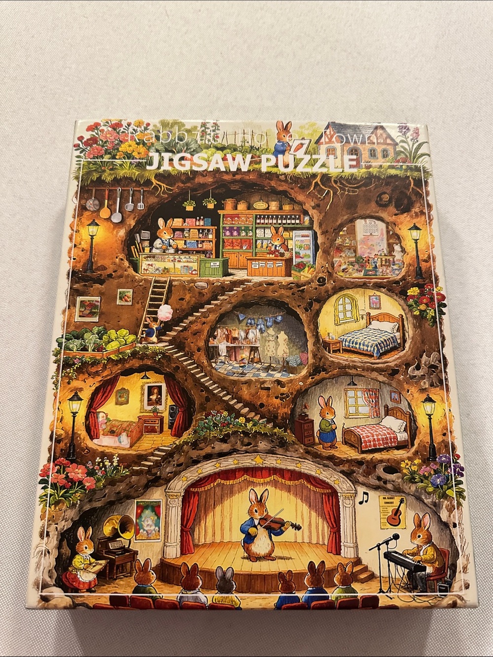 Rabbit Hole Town Puzzle 1000 pieces
